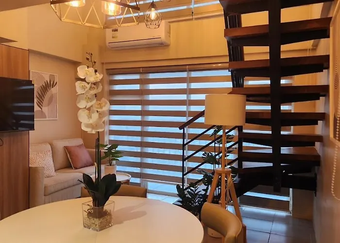Apartment Penthouse Interior Design With Balcony Unit 3310 *